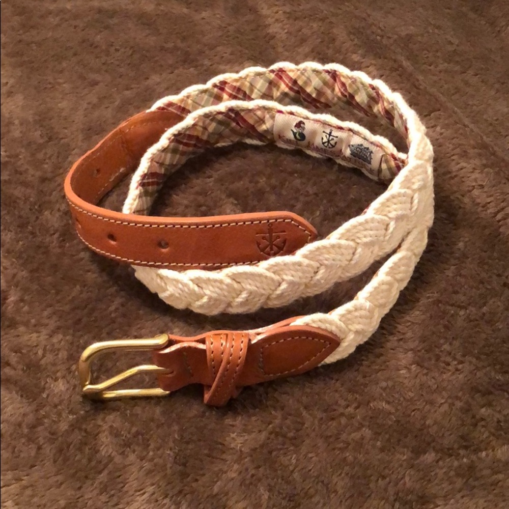 KJP nautical braided rope belt
